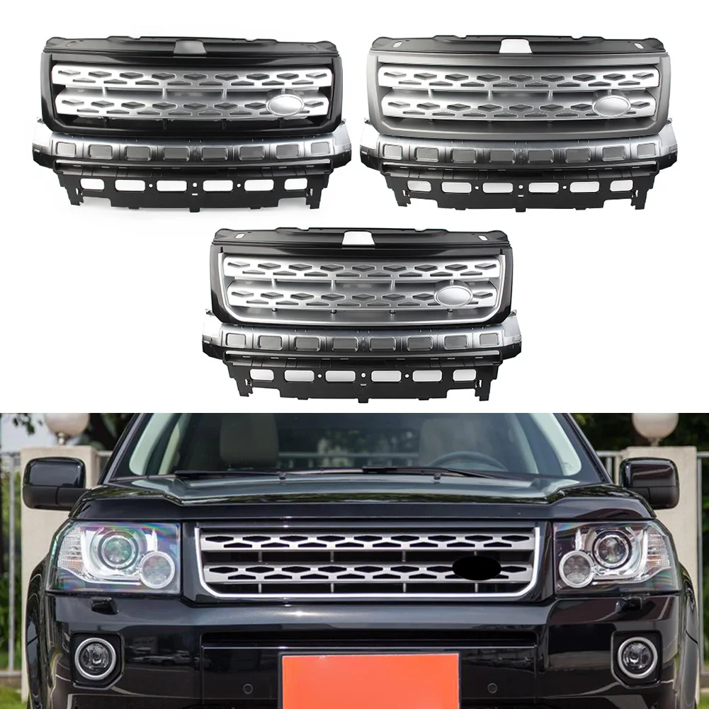 Car Front Grille Bumper Mesh Grill Replacement For Land Rover Freelander 2 LR2 2010 2011 2012 2013 2014 2015 2016