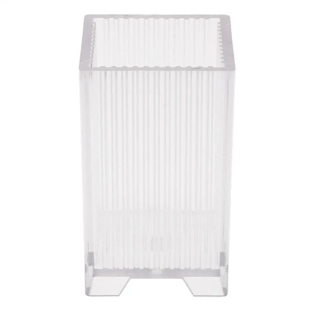 Clear Candle Mold Square Sawtooth Plastic Pillar Mold DIY Candle Making Supplies for Home and Gift Candles