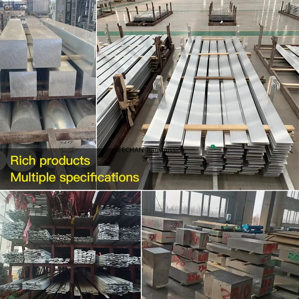 1Pcs Aluminum Flat Bar Thickness 3-20mm Width 10-60mm Length 300mm 500mm Aluminium Alloy Plate Metal Solid Square Strip