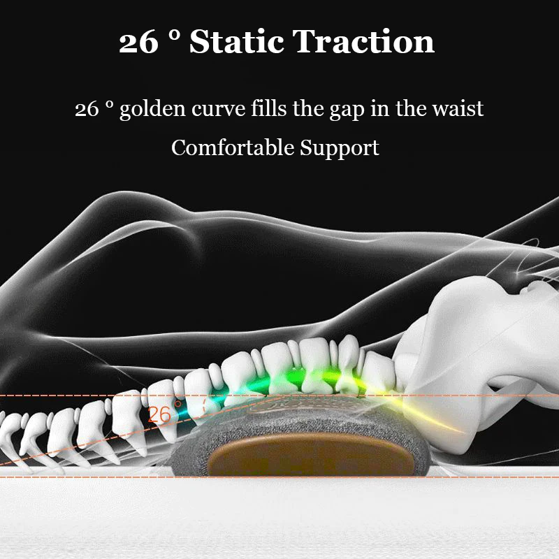 Taille Ondersteuning Vibrerend Slaapkussen Lendensteun Kussen voor Taille Massage Rug Lendensteun Kussen Rugsteun Bed Kussen