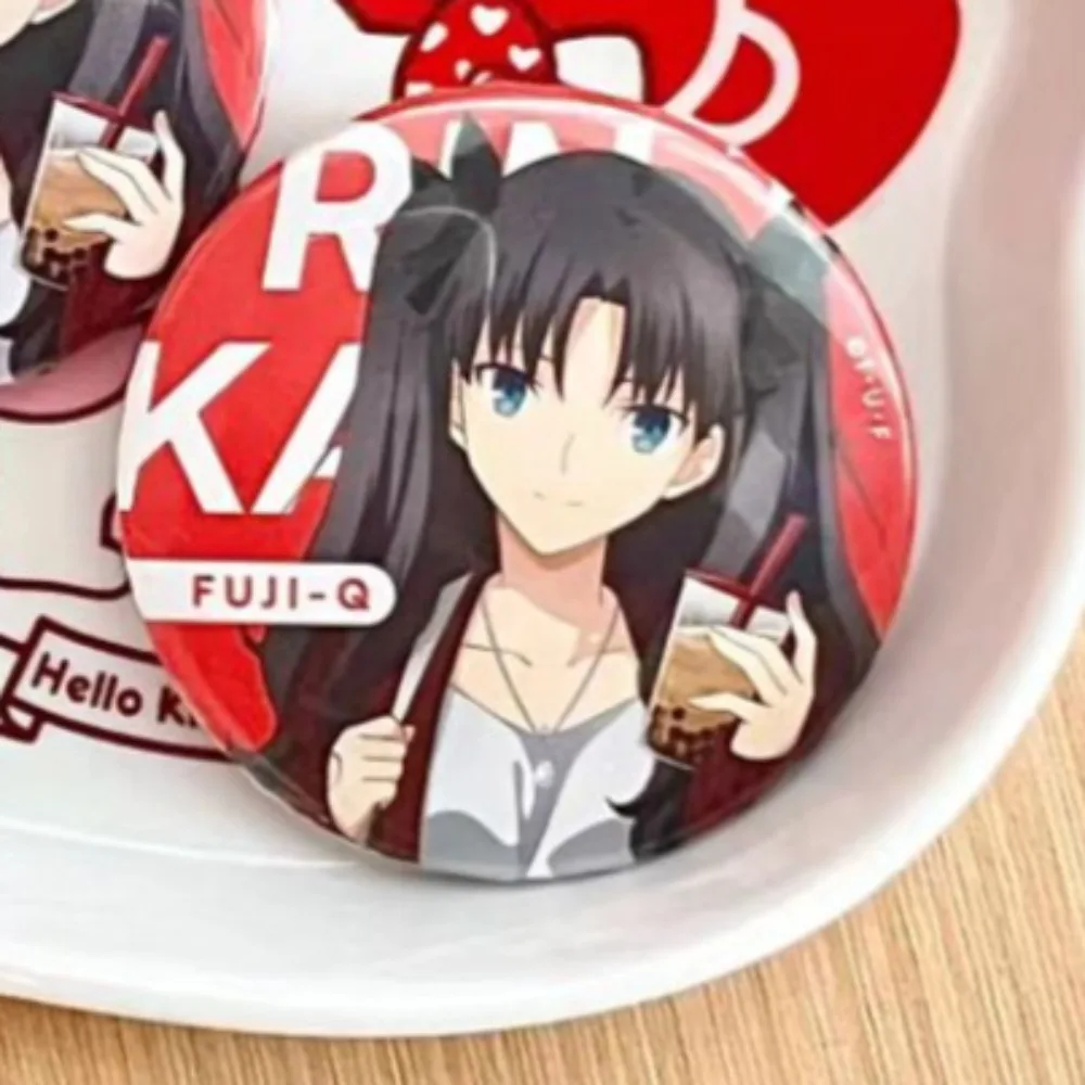 New Tohsaka Rin Badge Fate/stay Night Game Peripheral Cute Cartoon Clothing Brooch Originality Collection Schoolbag Pendant