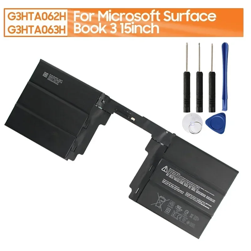 

Сменный аккумулятор G3HTA063H G3HTA062H для Microsoft Surface Book 3, 15-дюймовый аккумулятор для ноутбука 5473 мАч