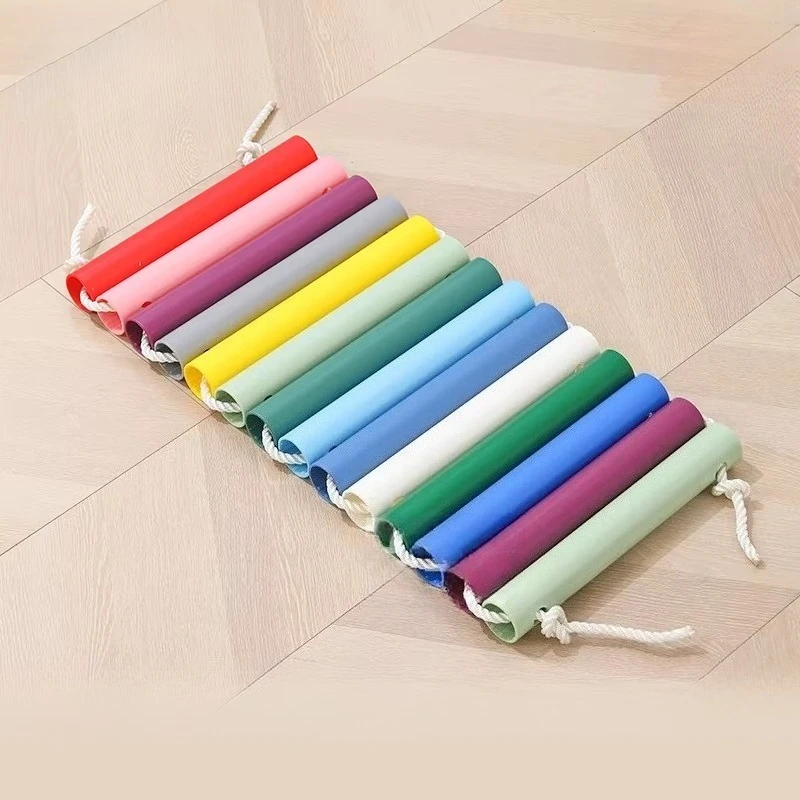 

Rainbow Kids Balance Beam Accessories Sensory Training Toy Non-slip Balance Board Climbing Frame Children Exercise Equipment