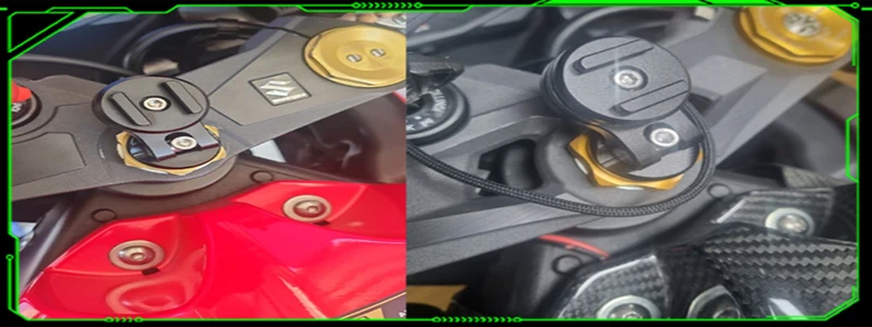 Motorrad Vorbau Center Mount Handy Halter Halterung Stoßfest Connect Basis GPS Navigation Schnelle Handy SP Unterstützung – Detail 8