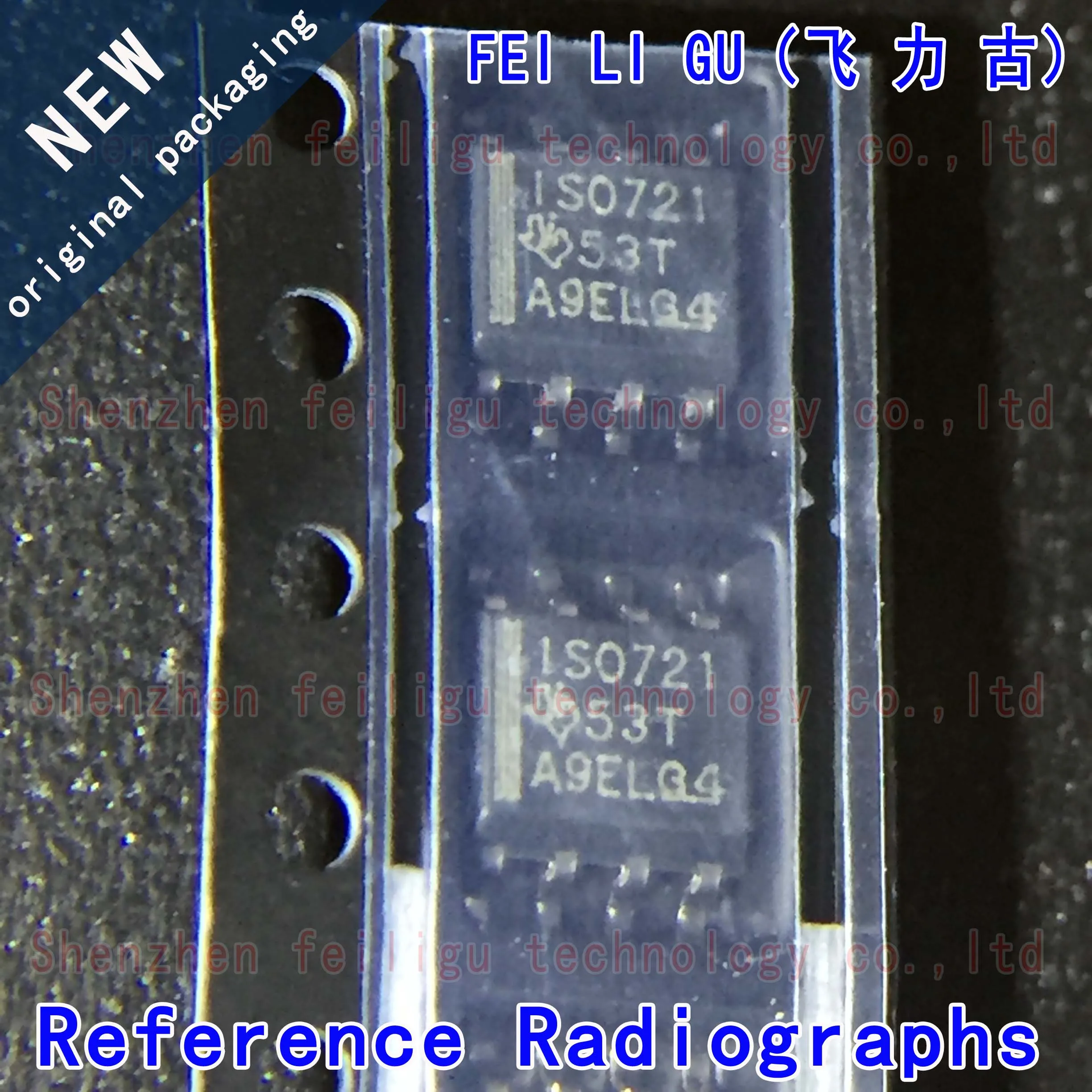 100% Nieuwe Originele Iso721dr Iso721d Iso721-pakket: Sop8 Digitale Isolator Chip Elektronische Componenten