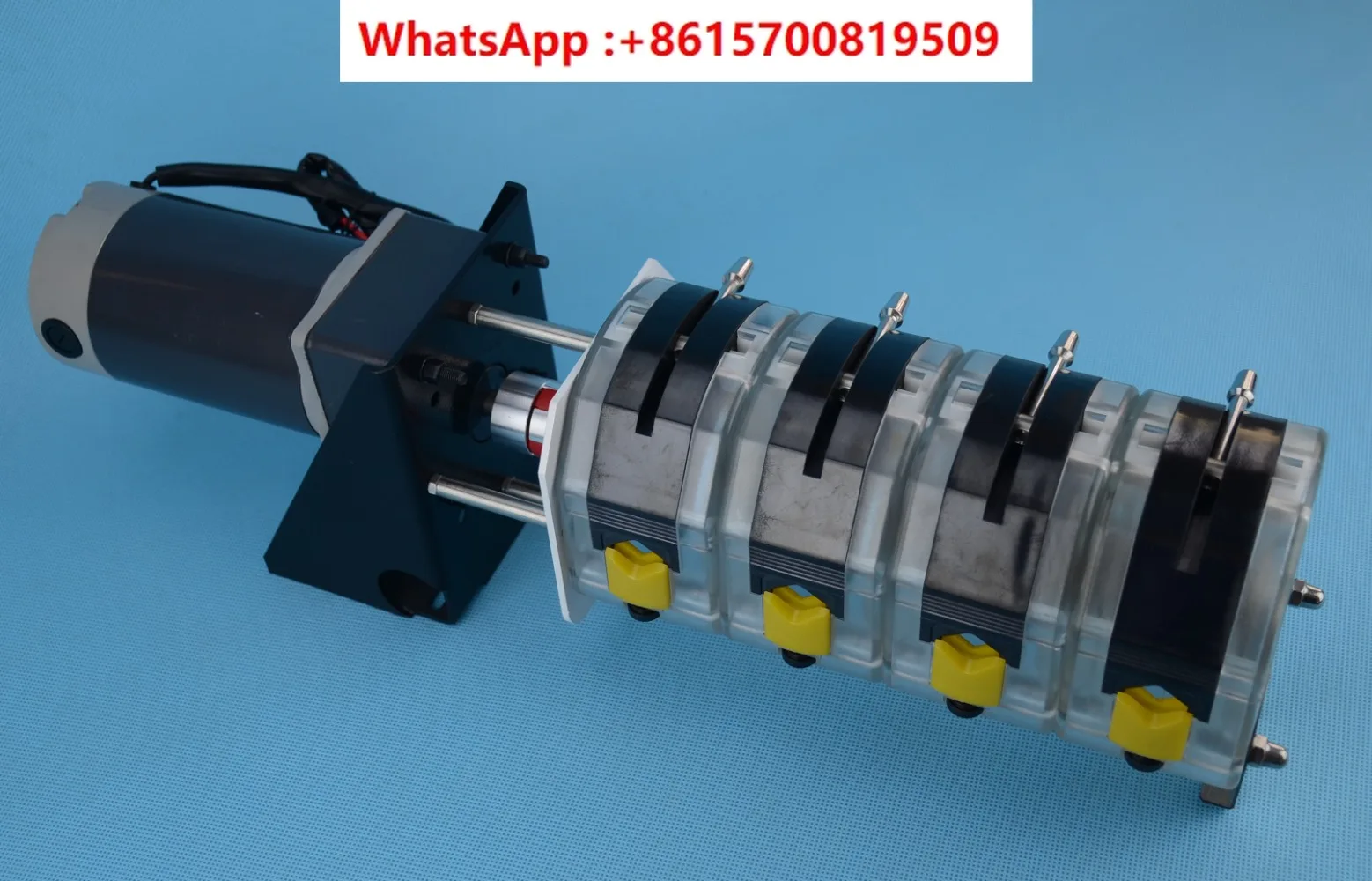 Quick installation peristaltic pump with multiple pump heads, KZ25+24V DC reducer motor, matched with OEM ≤ 6000ml/min