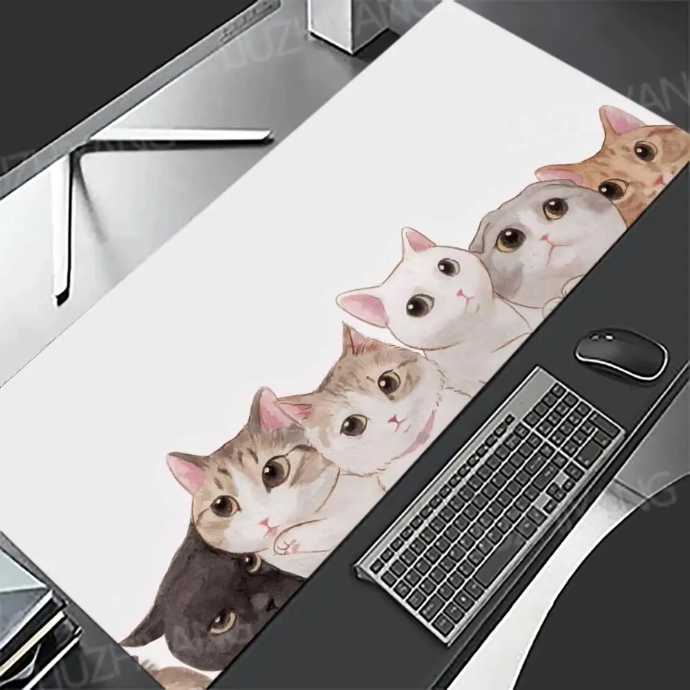 A group of cute cats Mouse Pad XXL Gaming MousePad Large  Gamer Mause Carpet PC Desk Mat keyboard Computer Office Long Mousepad