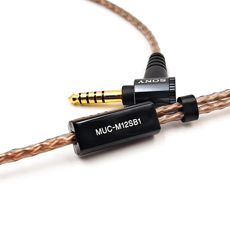 MUC-M12SB1 słuchawki oryginalny kabel Audio 8-rdzeniowy 4.4mm wyważony dla IER-Z1R XBA SE215 SE315 SE535 SE846 MMCX Series