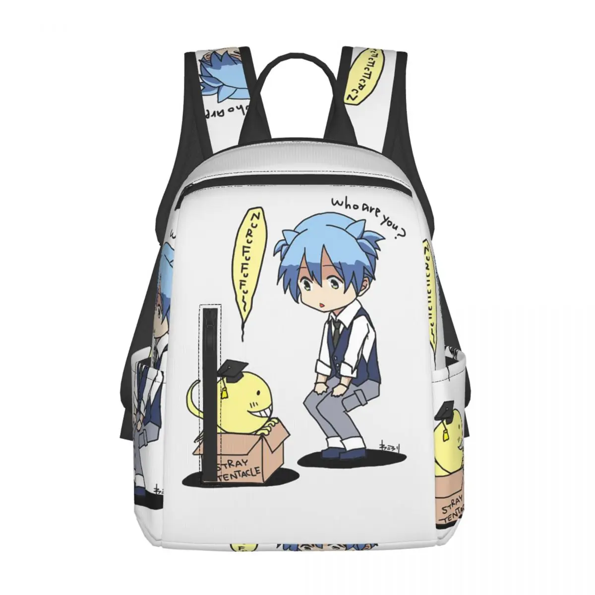

Assassination Classroom Octopus Koro Sensei Backpack Daypack Large Capacity BookBag School Bag Shoulder Bags for Men Women