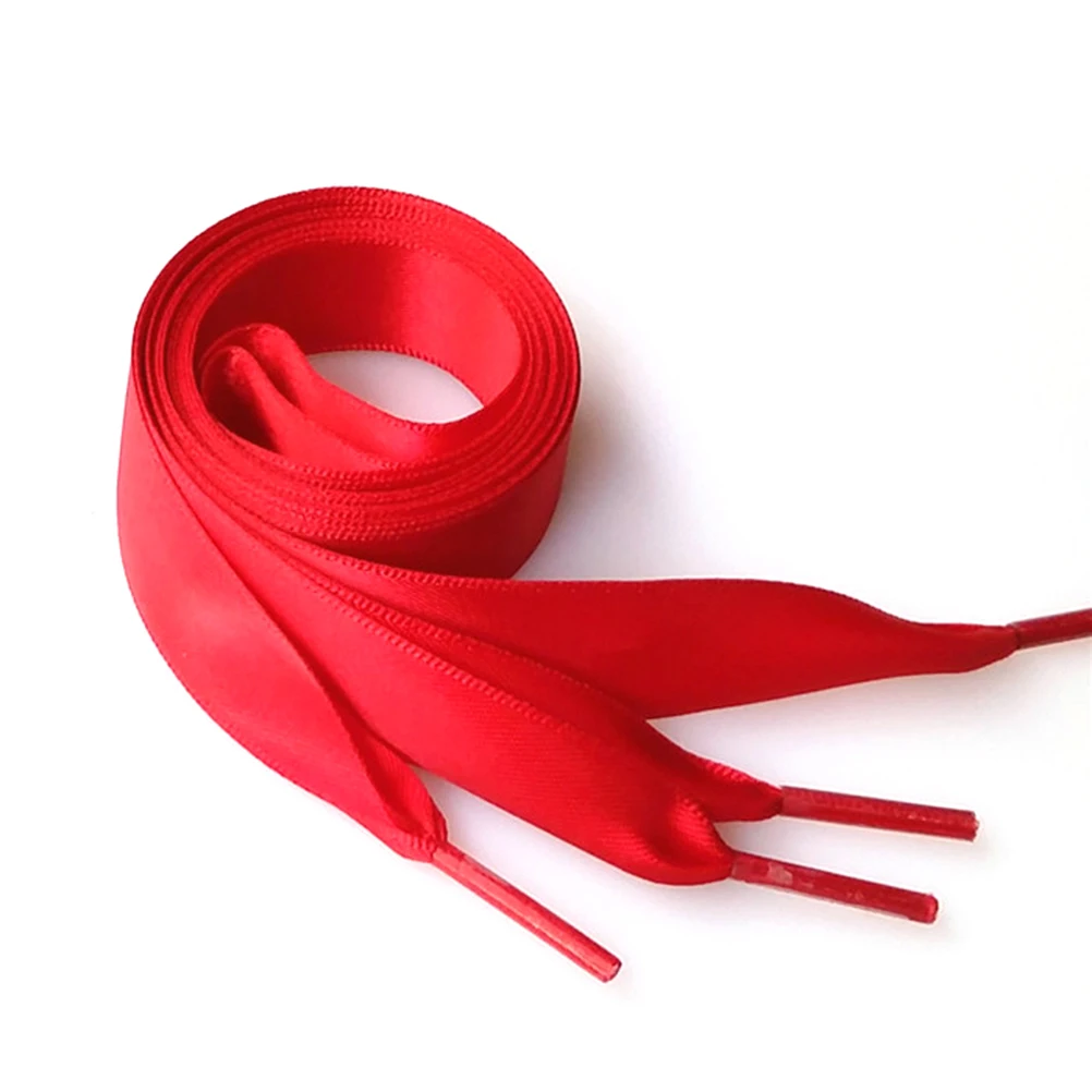 

Shoelaces Polyester Ribbon Ribbin Glossy Silk Material Shoeslaces for Women Perfect Any
