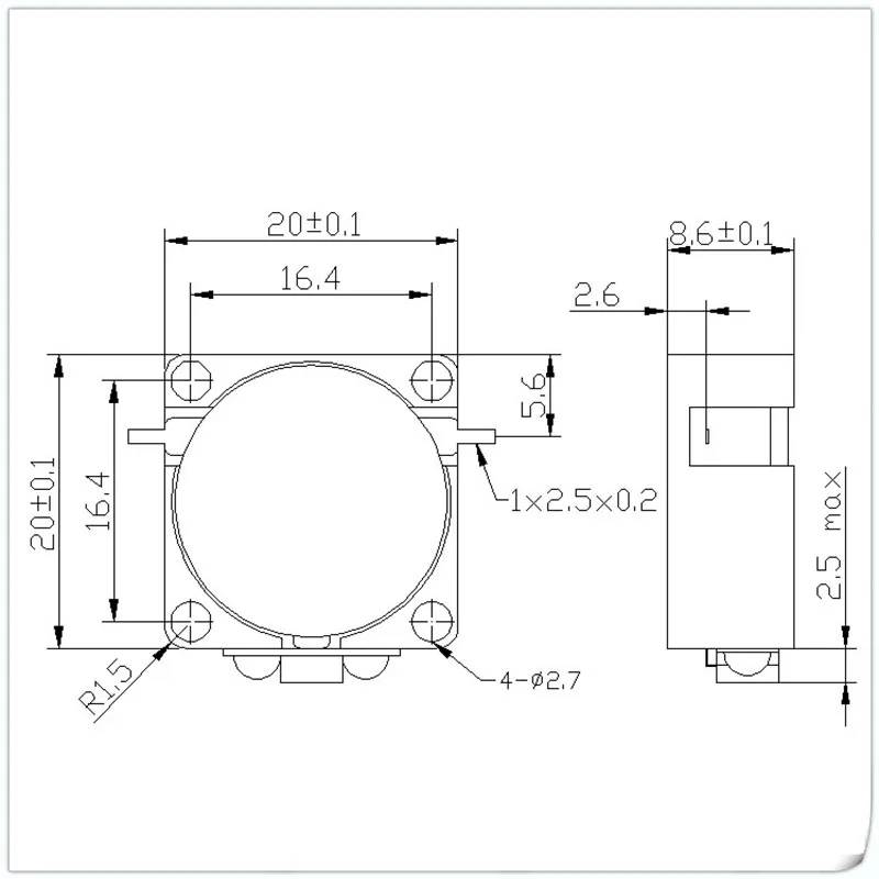 2400-2500MHz RF Microstrip Line Isolator Circulator 2.4GHz Isolator Circulator Can Be Customized