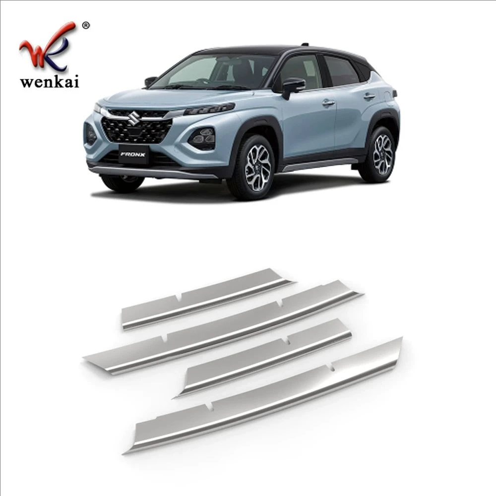For 2025 Suzuki Fronx Front Grille Racing Trim Stainless Steel Strip Exterior Accessories