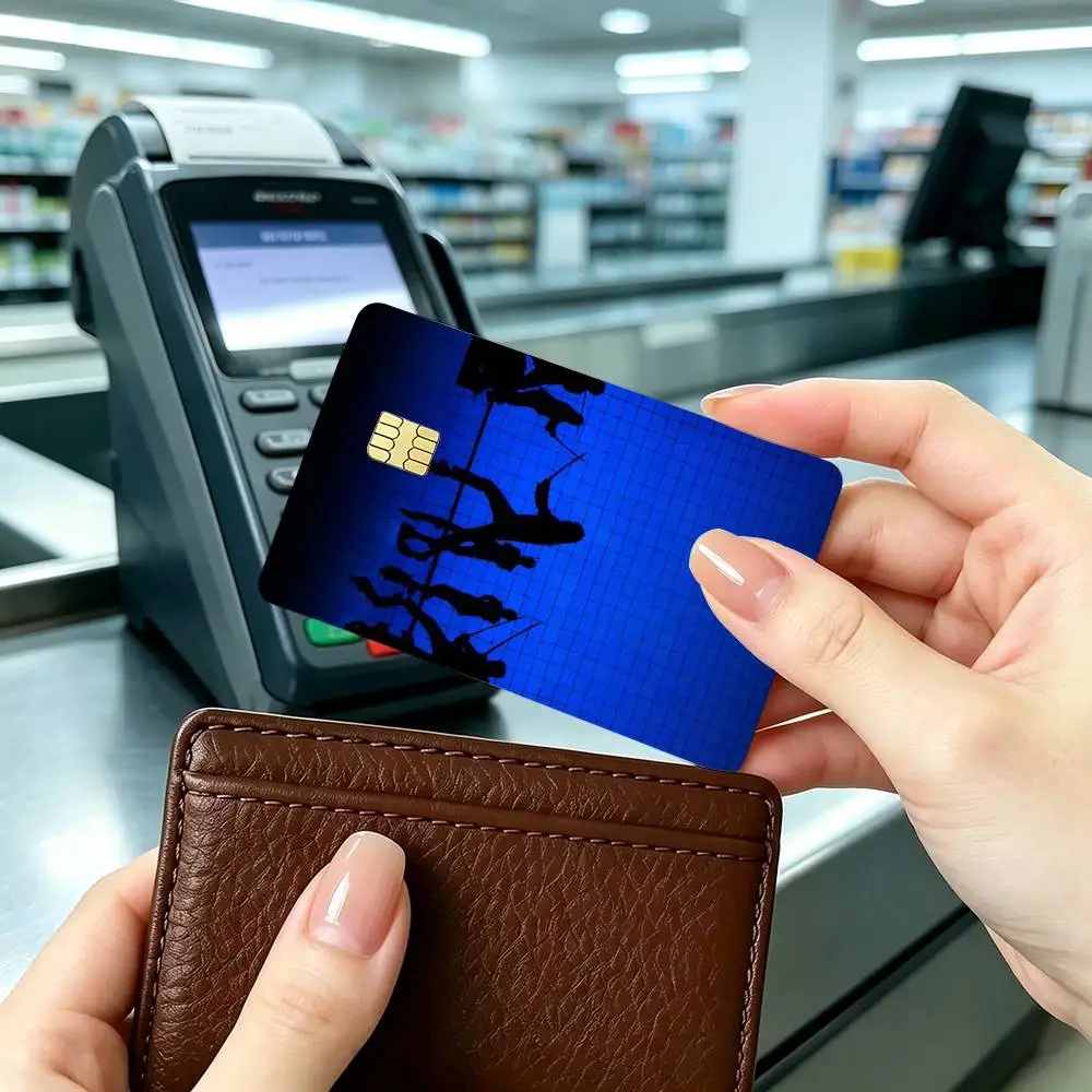 K-Kill Movie B-Bill  Credit Card HD Stickers Small Chip Waterproof Sticker Game Card Decal Gift