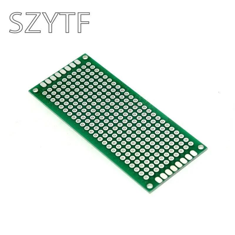 5pcs/bag Two-sided  HASL 3 * 7CM Breadboard /  Thick 1.6MM Glass Material 2.54mm Universal Plate