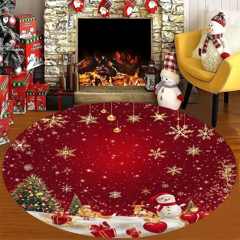 Peppermint Swirl Pink Round Rug 80x80cm Candy Spiral Accent for Bedroom