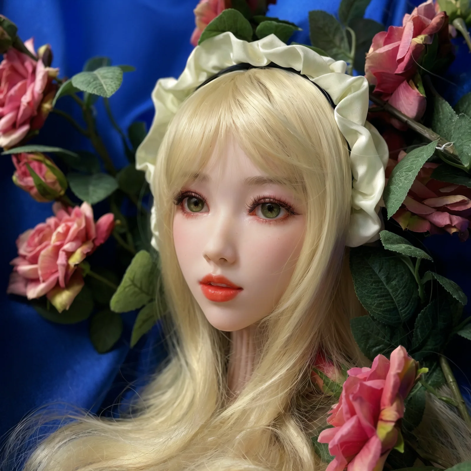 قالب الرأس، يستخدم لتصفيفة شعر شخصيات الرسوم المتحركة، يرسل عشوائيًا، نماذج رأس أنثى، مادة TPE، هدية عيد الميلاد