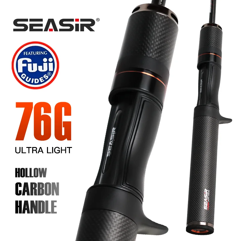 SEASIR Flecha Negra Caña BFS Ultraligera – Carbono Portacarretes Fuji