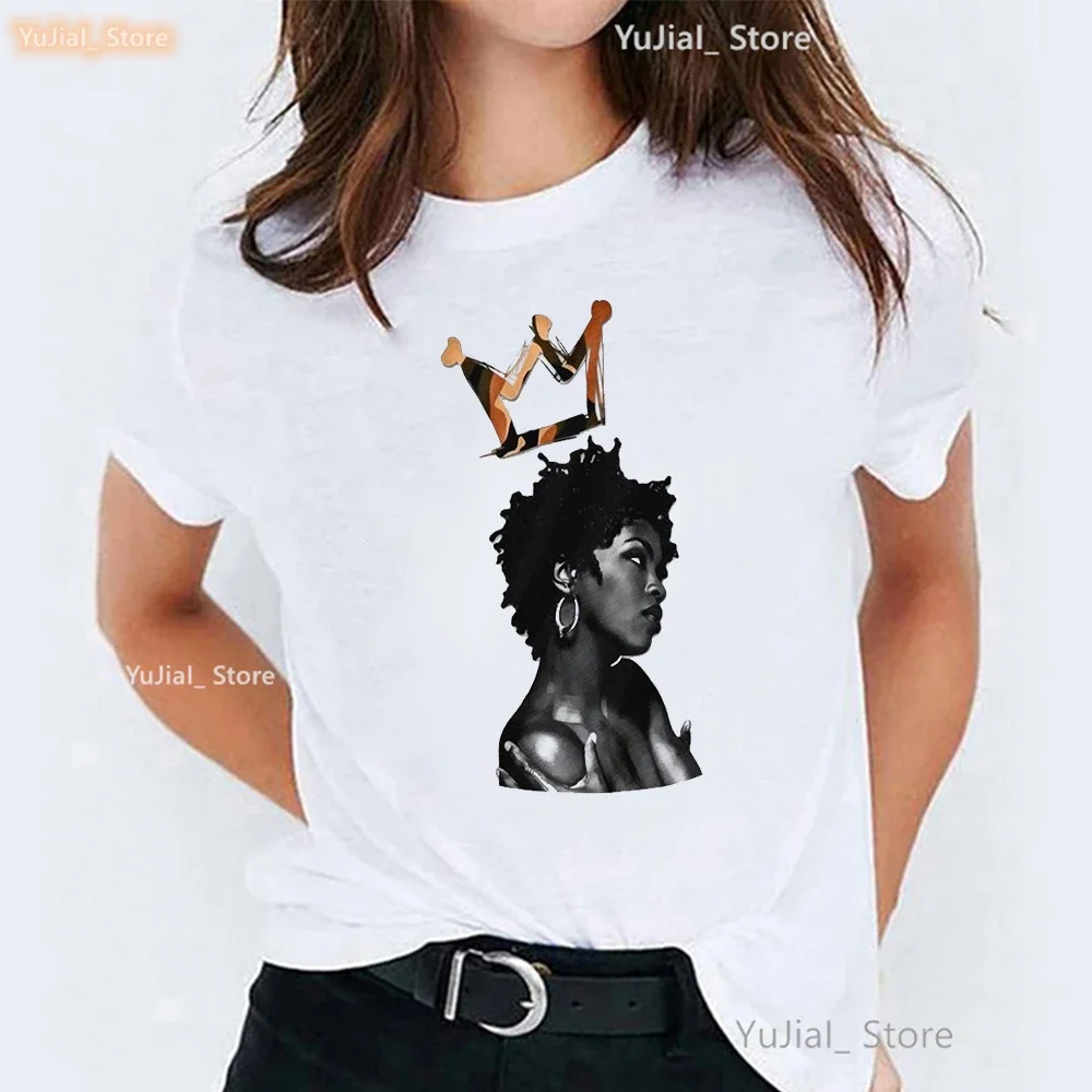 T-Shirt Vintage Lauryn Hill Imprimé pour Femme, Vêtement Esthétique, Musique, Hip Hop, Été, 2024