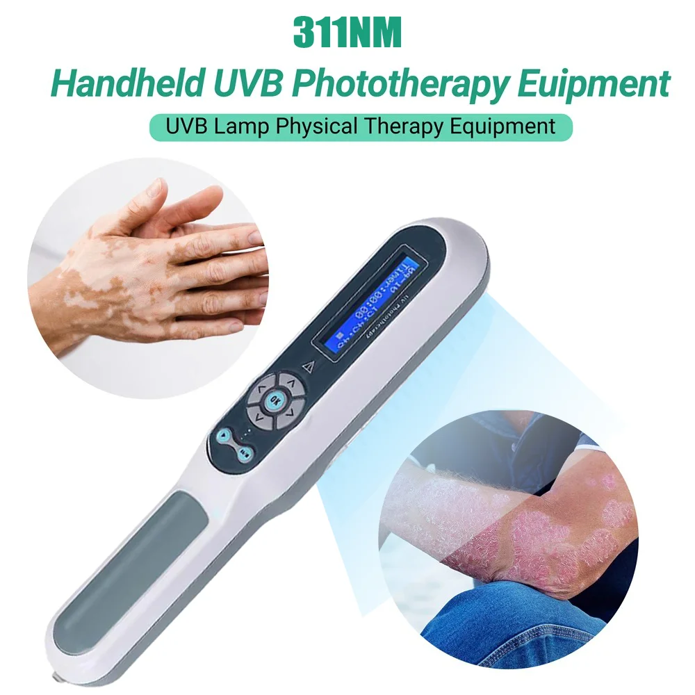 311nm Uvb Fototherapie Lamp Voor Anti Vitiligo Psoriasis Witte Vlek Ultraviolet Fototherapie Instrument Huid Gezondheid Behandeling