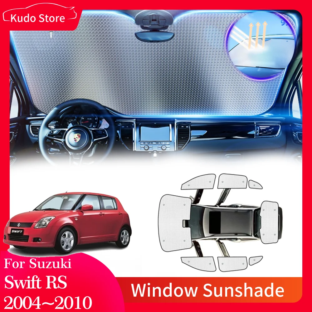

Автомобильный солнцезащитный козырек для Suzuki Swift RS 2004 ~ 2010 2005 2006, 2007 2008 2009 коврик, козырек, боковое окно, интерьер, солнцезащитный козырек, аксессуары