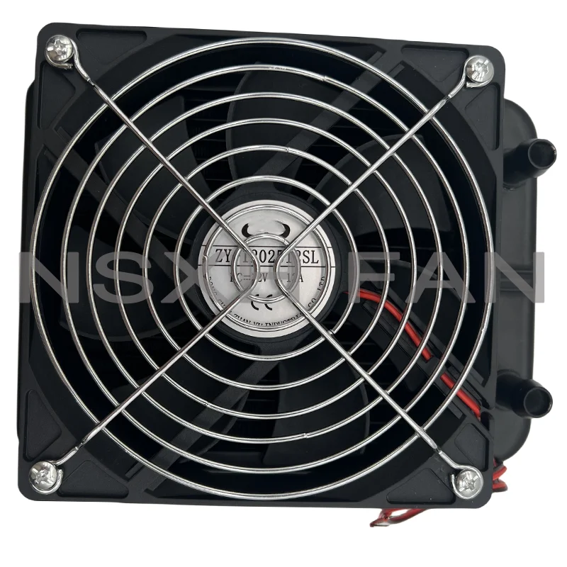 1Pcs Low Noise 120 x 120mm Water Cooling CPU Cooler Row Heat Exchanger Radiator With Fan