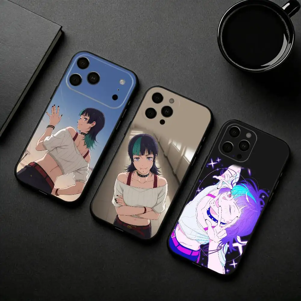 

k-kirara Hhoshi Phone Case For iPhone 17pro,16,15,14,13,12,11 Plus,Pro Max,XS,Soft Silicone Black Cover