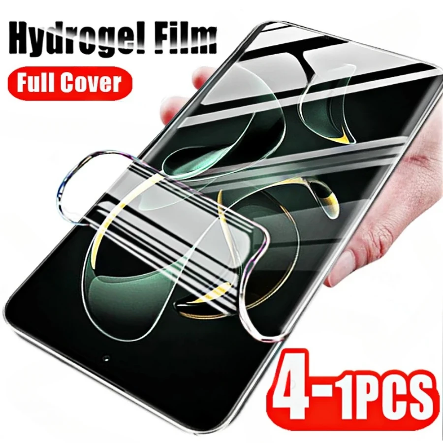 Filme de hidrogel 4-1pcs gel para xiaomi redmi k60 k50 k60e k50i k40 k40s pro + plus ultra gaming protetor de tela para redmi k60ultra