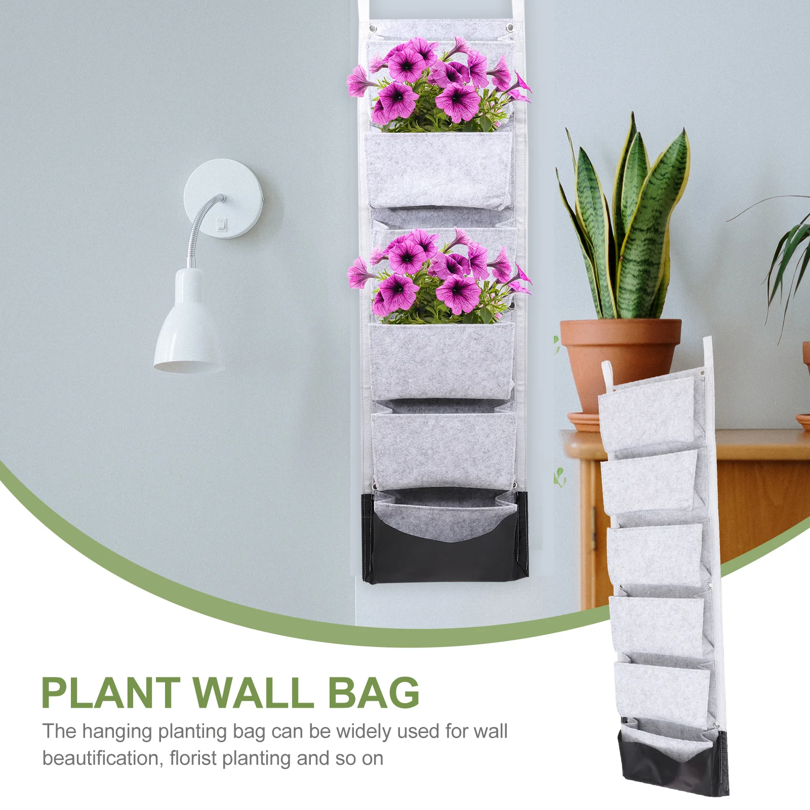 

Wall Plant Bag Non-Woven Material Perfect for Nursery Gardening Create Comfortable Atmosphere for Your Plant Bag