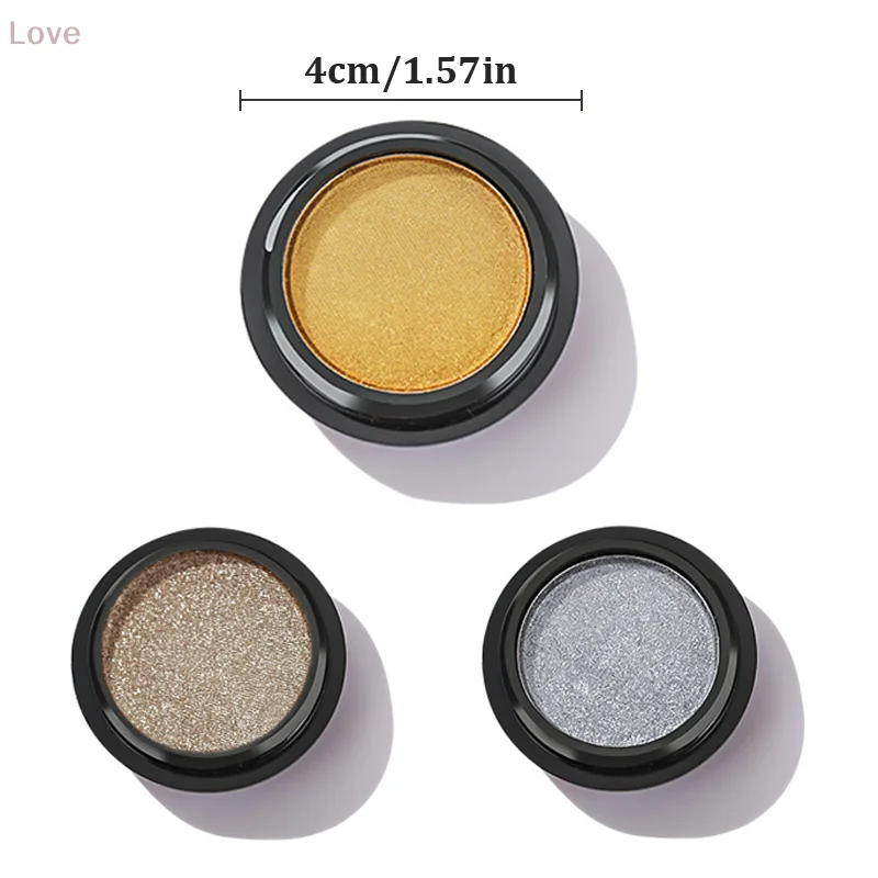 [L&P] مرآة معدنية مسحوق أظافر معدنية بريق الذهب الشمبانيا الفضة هلام البولندية الكروم الغبار مانيكير لتقوم بها بنفسك تقشر الديكور