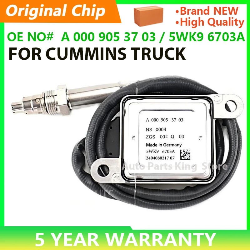 

5WK96703A A0009053703 Новый качественный датчик оксида азота (NOx) для Mercedes-Benz CLA350 GLE350 GLE400 ML350