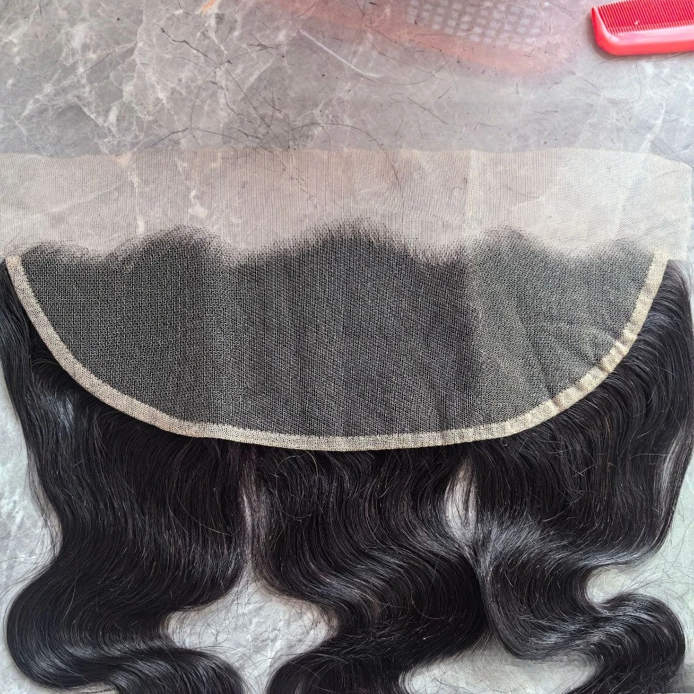 10-22 Zoll 13x4 Lace Frontal Body Wave Echthaar Natürliche Farbe Brasilianisches Virgin Remy Haar Vorgezupft mit Baby Hair für Anfänger – Detail 5