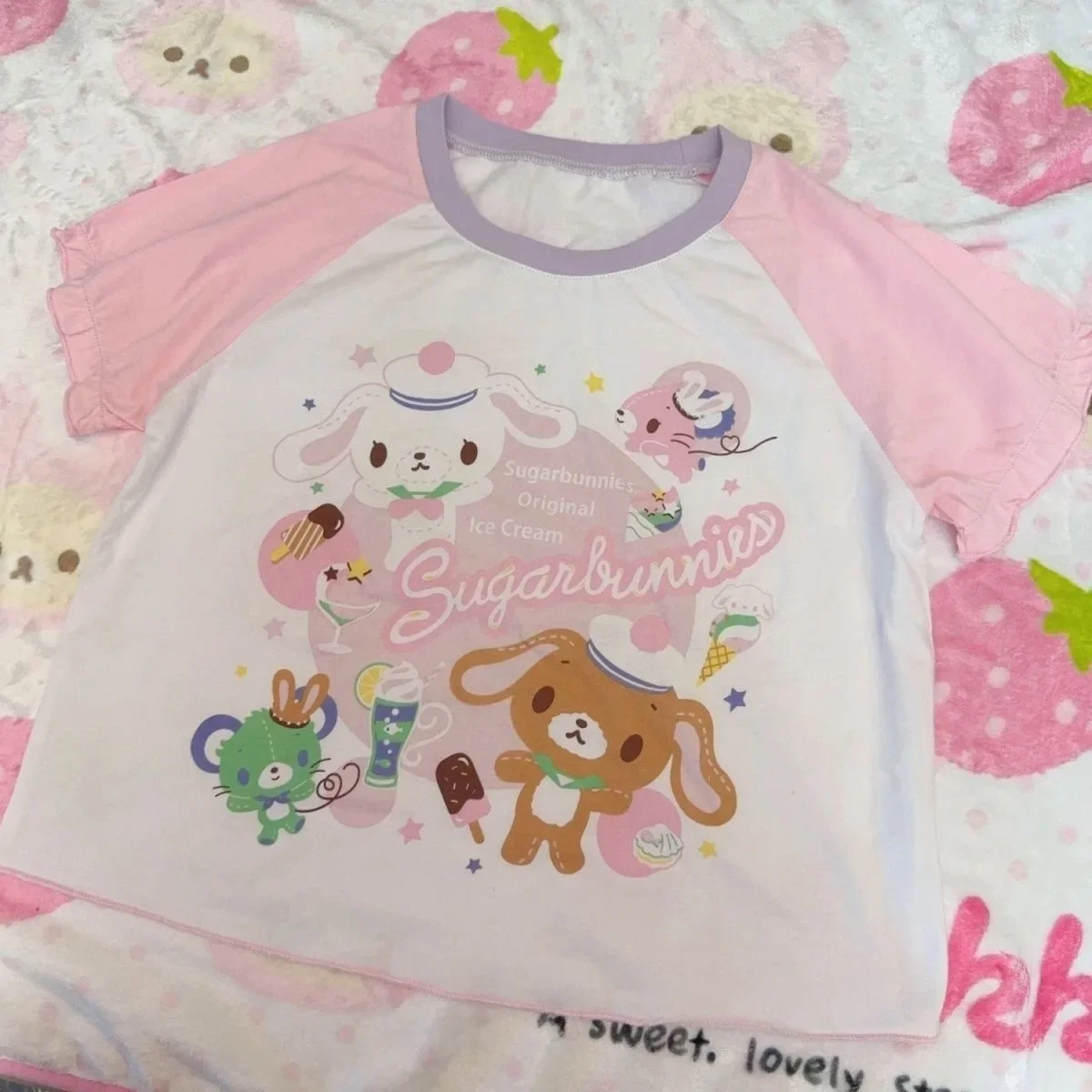 2025 novo japonês y2k kawaii t camisas femininas falso dois manga longa t moda anime impressão colheita topos túnica casual bonito camiseta