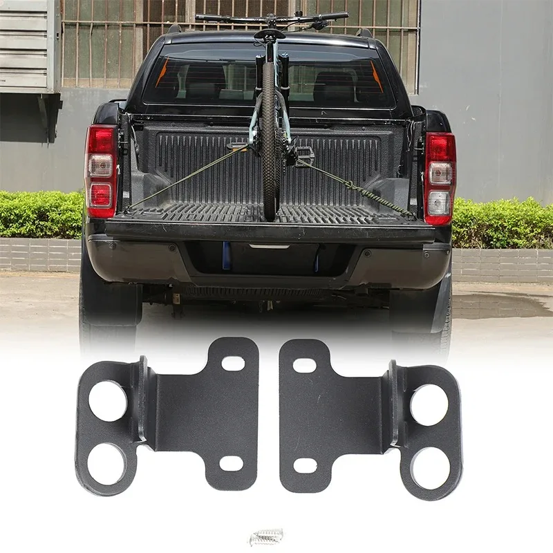 

For Ford Ranger Wildtrak T6 T7 T8 15-21 Carbon Steel Truck Tailgate Trunk Luggage Anchor Cleat Hook Fastner Clip Car Accessories