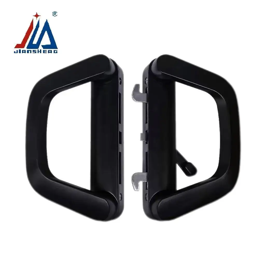 

Роскошный двусторонний замок с подходящей ручкой и ключами для двойных раздвижных дверей шкафа, решение для обеспечения безопасности конфиденциальности