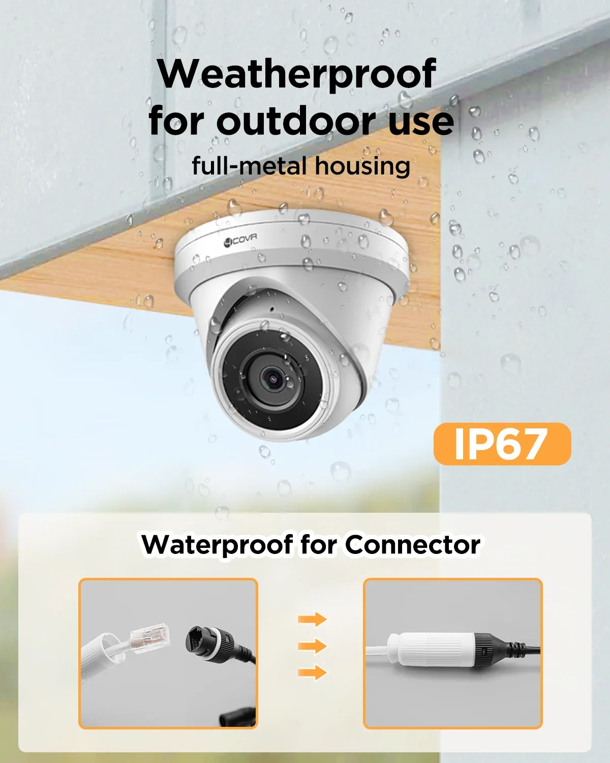 Telecamera 4X 5Mp Torretta esterna 8 canali PoE NVR AI Rilevamento persone Microfono incorporato Visione notturna Sicurezza domestica Cctv 4 Sistema di telecamere