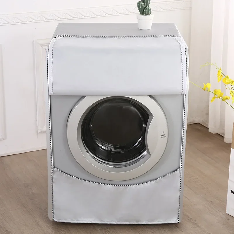 Automatic Roller Washing Machine Cover Dustproof Front Open Dryer Washing Machine Protection Sunscreen Aging Household Supplies