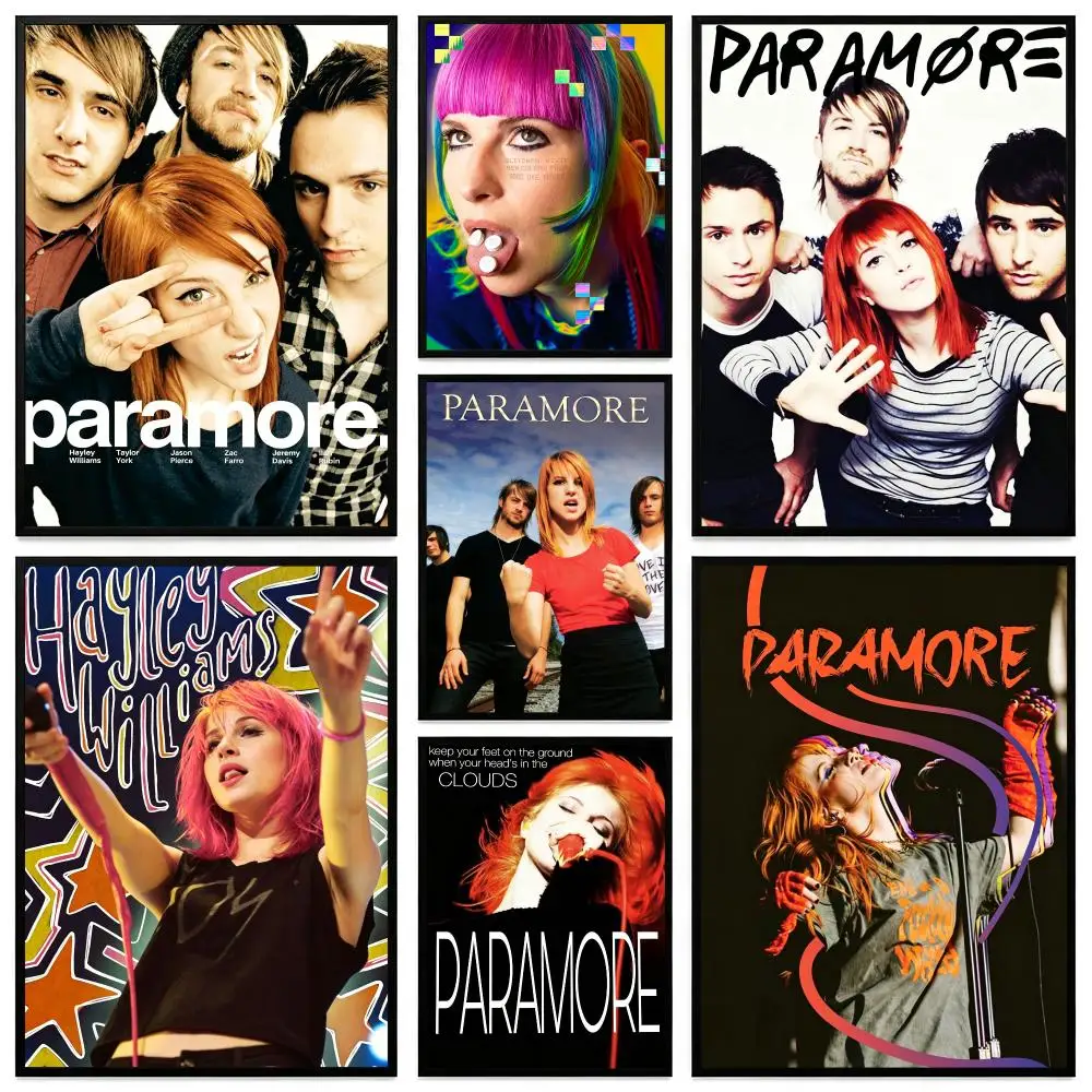 music Paramore Poster Poster HD Frameless Preppy Style Wall Art Home Decor For Living Room Bedroom Gift