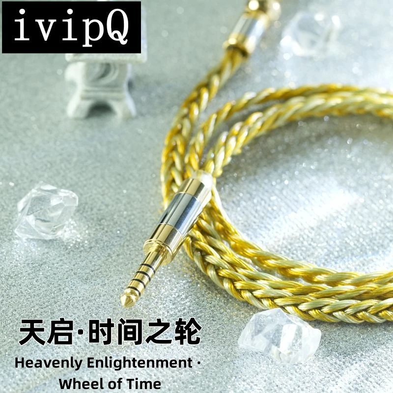 

ivipQ-562 4-жильный HIFI-кабель для обновления наушников/наушников с 0,78 2PIN/MMCX, подходит для MK4 AKG IEM HE-R10