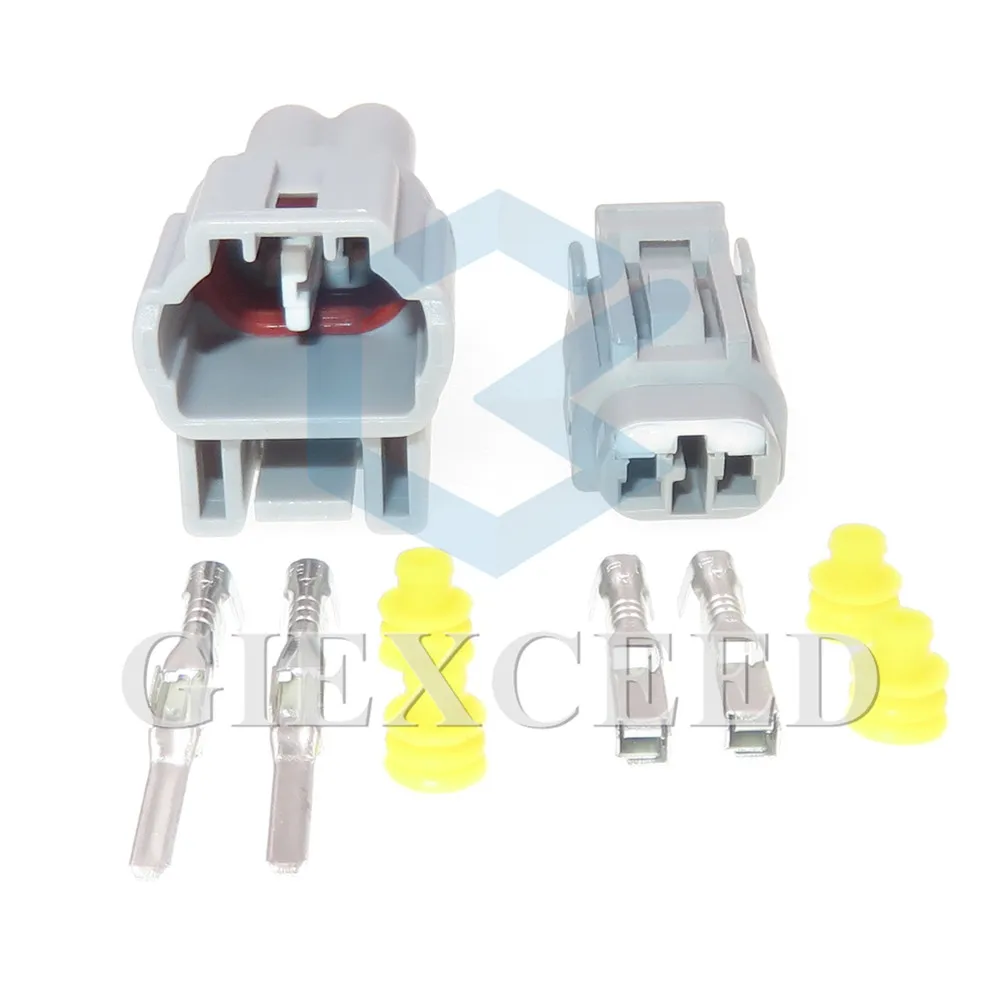 2 مجموعات 2 دبوس السيارات التوصيل مقبس مقاوم للماء التيار المتناوب الجمعية 6189-0388 6188-0229 للسيارات #1