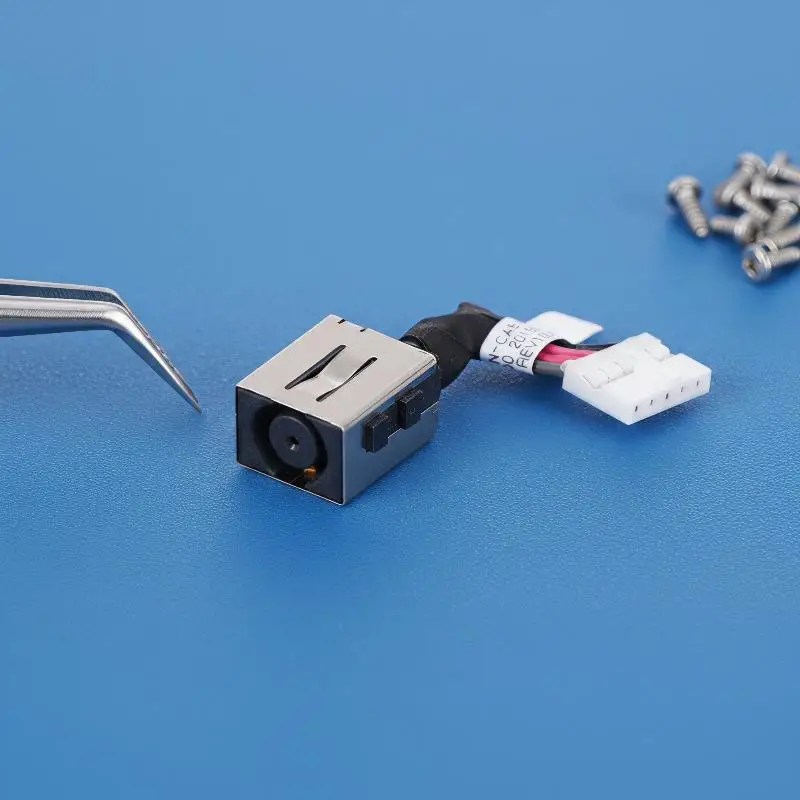 DC Power Jack Socket Charging Port Connector For Notebook Repair Spare Parts P/N 098C6H 98C6H Laptop Repair Components