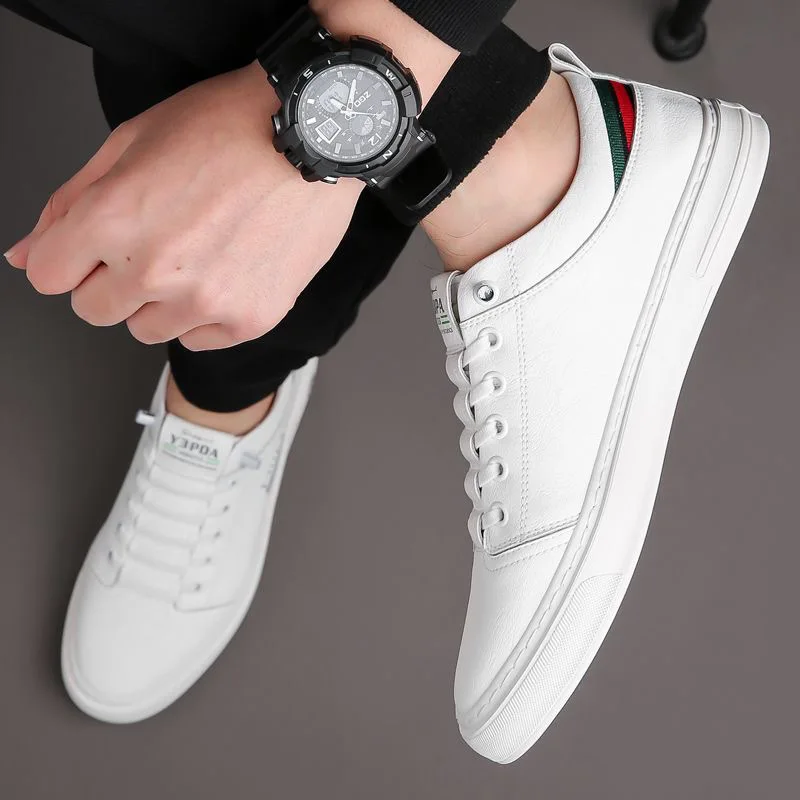 Luxury Men's Casual Shoes 2025 New High Quality Leather Shoes for Men Fashion Comfortable Sports Shoe Outdoor Men's Tennis Shoes