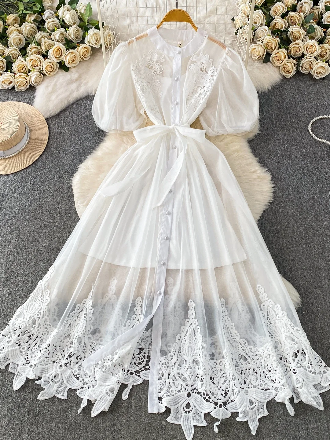 İlkbahar Sonbahar İnce Şifon F - Dresses incelemesi ve fiyatı