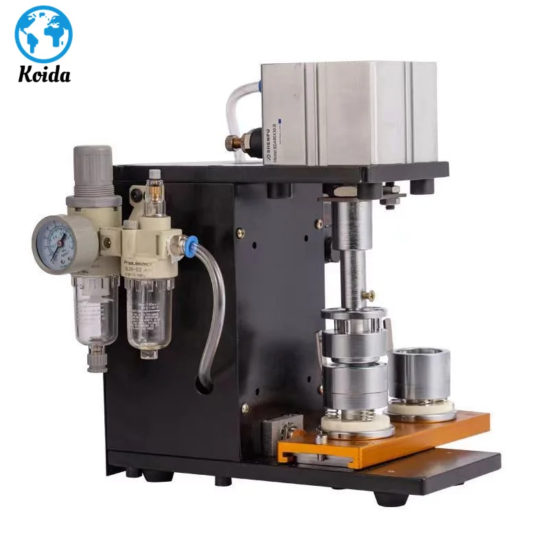 Factory Direct Multifunctional Pneumatic Button Machine. Multi-size Pin Button Making Machine