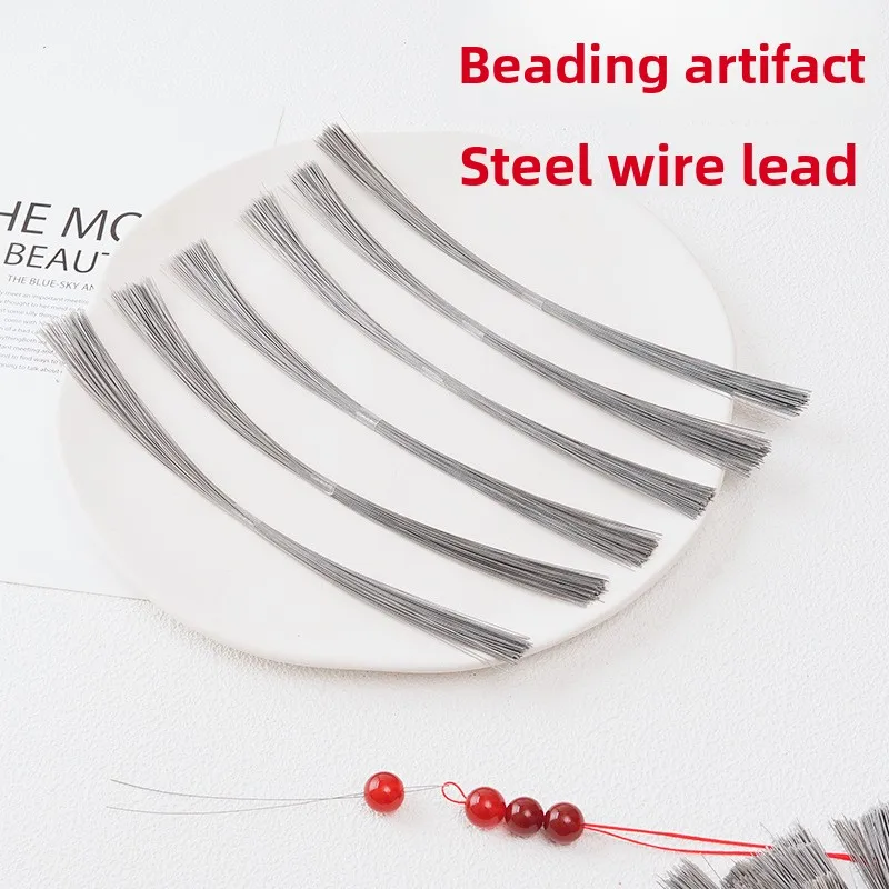 Soft Steel Beading Needle Threader DIY Craft Tool for Bead Stringing Jewelry Making and Wenwan Accessories