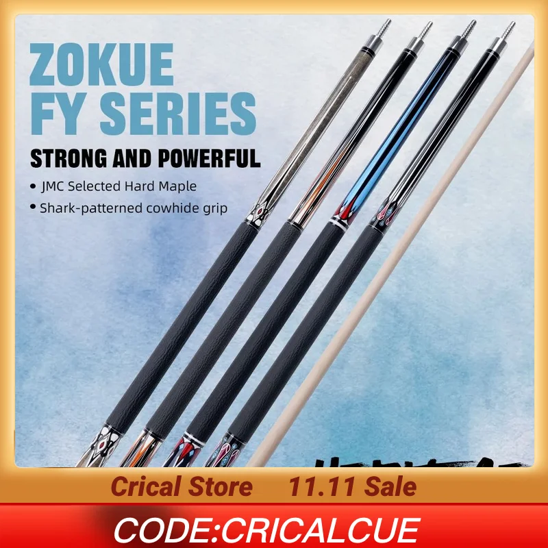 ZOKUE Maple Pool Cue Sticks FY Series مع أعواد البلياردو الاحترافية بطرف 12.5 مم #1