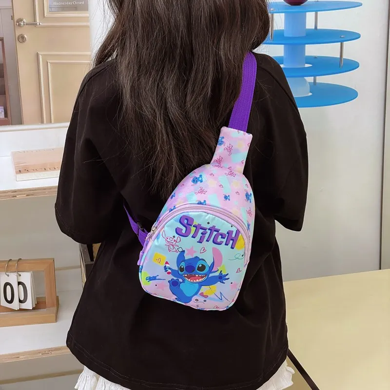 

Wholesale Lilo&stitch Chest Bag Stitch Crossbody Bag Backpack Disney Accessories Mini Handbag Small Storage Pouch Christmas Gift