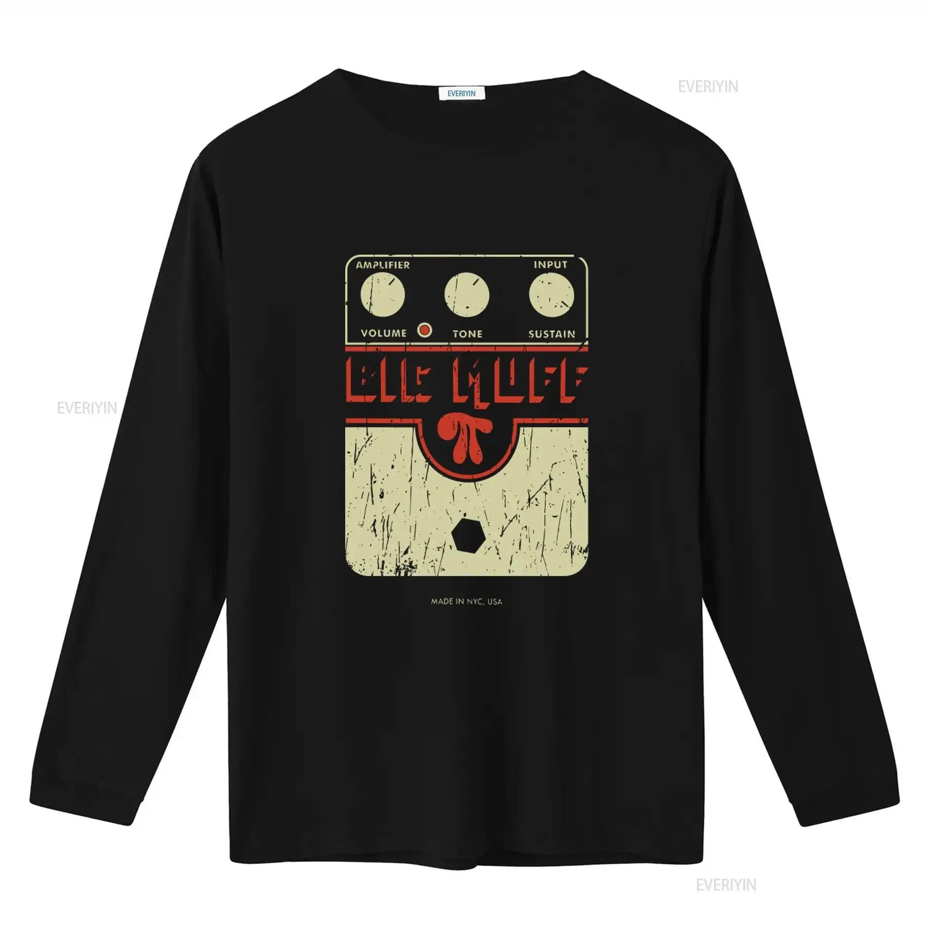 Big Muff Fuzz Pedal Guitar Distortion Retro Vintage Aged Faded T Shirt for Guitarist Music Lovers 90s Sound Grunge Rock Heavy