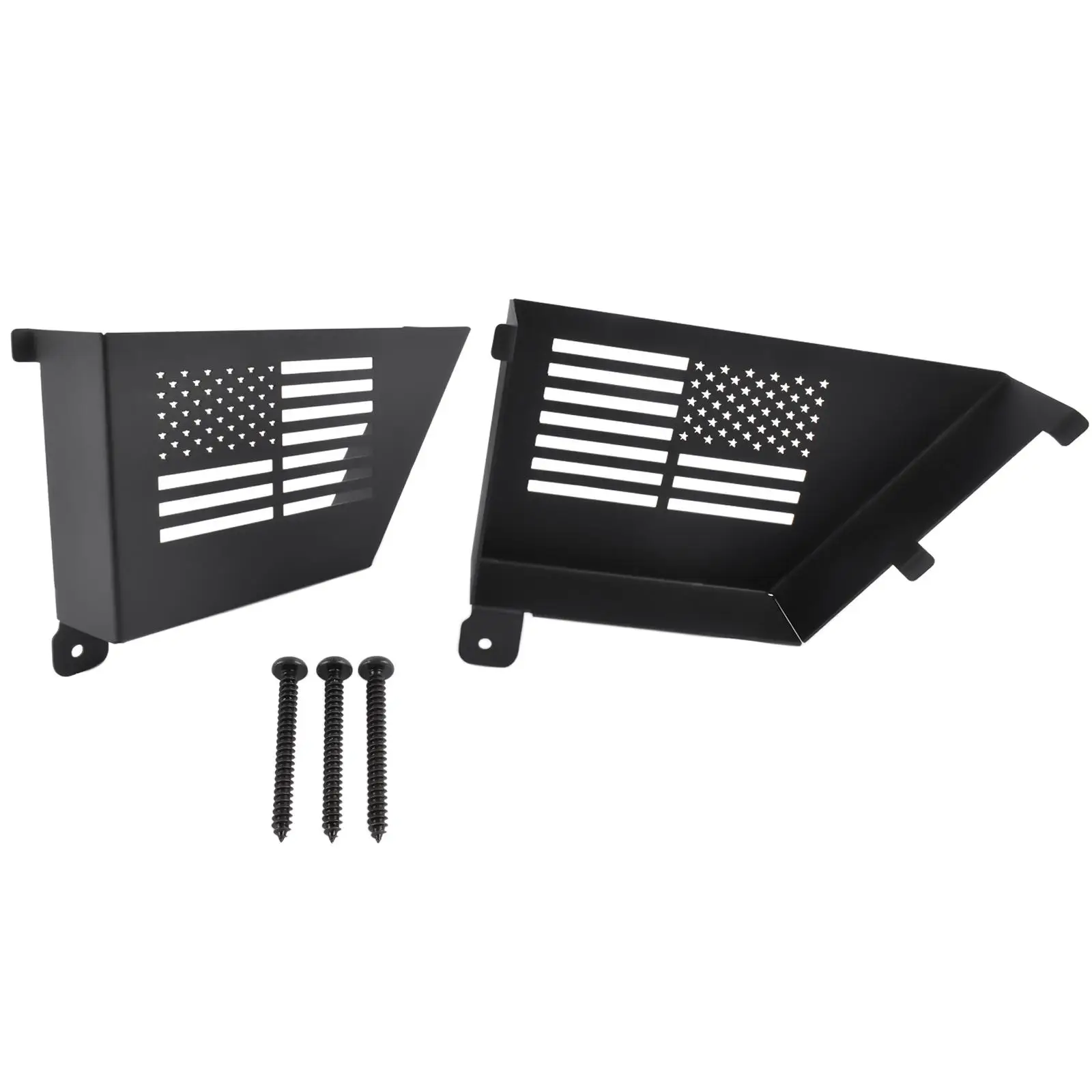 

AP01 2Pcs Rear Door Storage Box Organizer Pocket for Jeep Wrangler JK SUV 4-Door V6