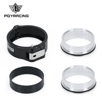 Aluminum HD V-Band Clamp + Flange System Assembly For 3.0/2.5/3.5 inch Radiator Hose Turbo Dump Pipe