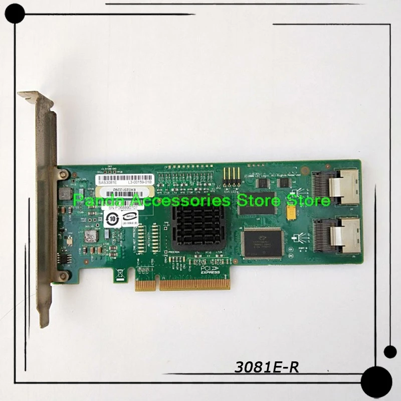 3081E-R Original For LSI SAS/SATA/SSD 8 Ports Expansion/array Card RAID Card Before Shipment Perfect Test